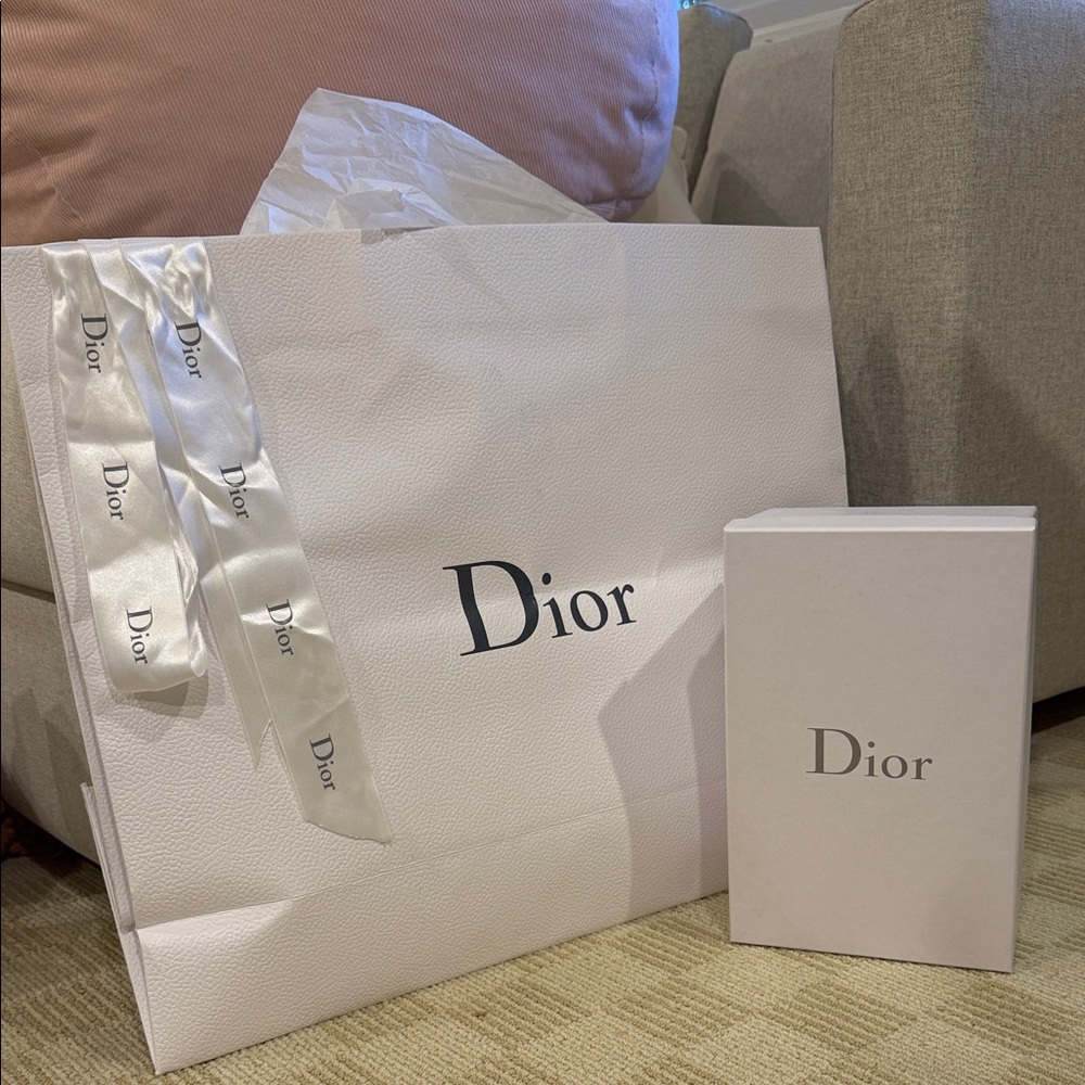 Dior Elegant XL White Bag and Box Set